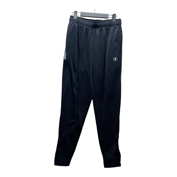 Champion Powertrain Athletic Jogging Pants Black Stretch Elastic Waist Sz S - Picture 1 of 8